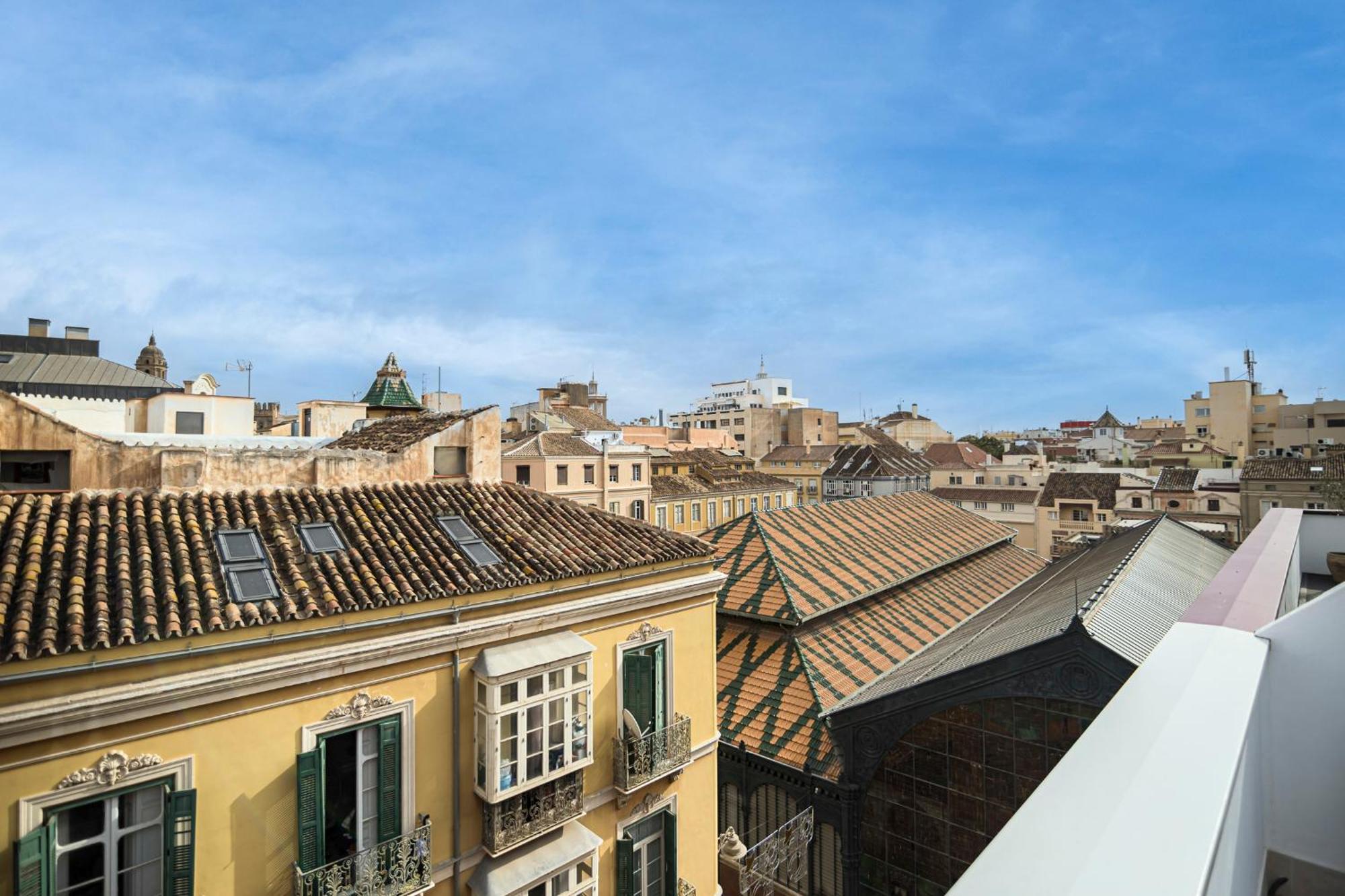 Atarazanas Suite, Atico Con Terraza Málaga Eksteriør billede