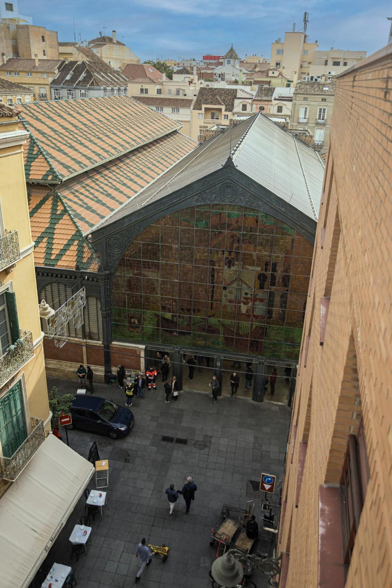 Atarazanas Suite, Atico Con Terraza Málaga Eksteriør billede
